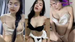 คลิปหลุด Onlyfans amam7078 น้องแอม สาวแว่นตัวเล็กนมใหญ่จัดๆ หุ่นโคตรน่ากะแทกหีเลย จัดเทพควยใหญ่โดนแทงสดท่าหมา เย็ดกันที่โซฟาซอยจนน้ำแตกชักมาแตกใส่ตัว